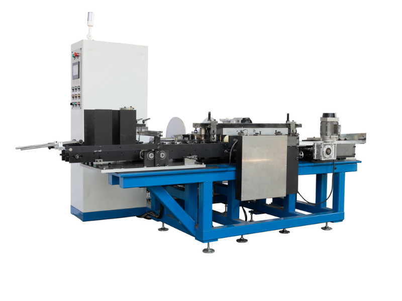 This is a saw blade machine picture