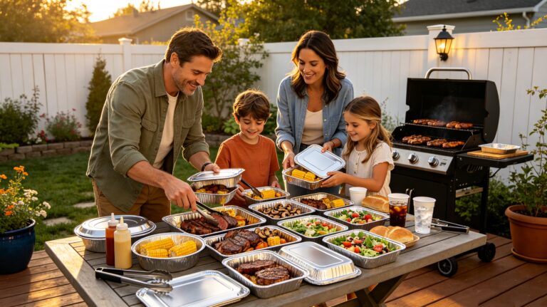 Family Food Packing Aluminum Foil Container