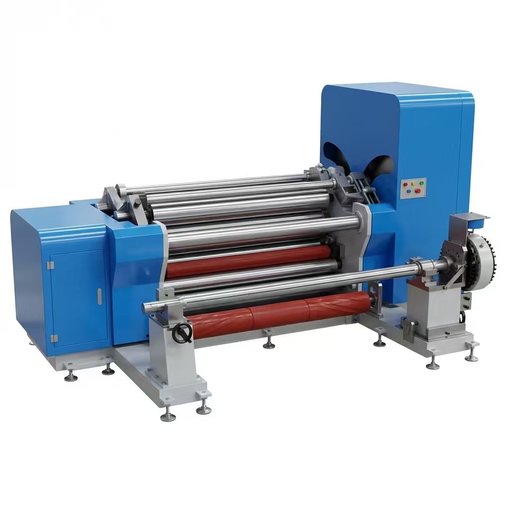 This is a big roll slitter machine